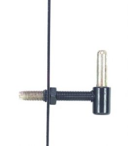 cardine con filetto su piastra